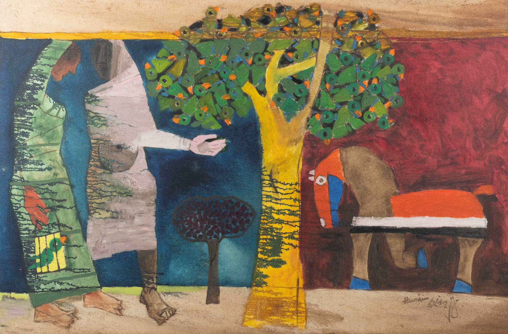 Осевший кочевник: М. Ф. Хусейн