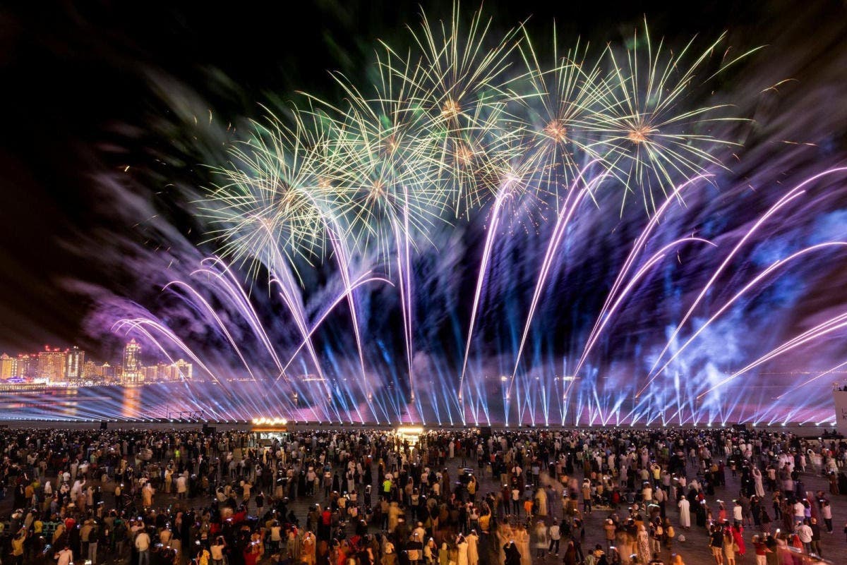 Fireworks Show at Katara