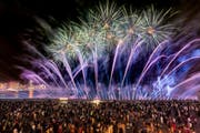 Fireworks Show at Katara