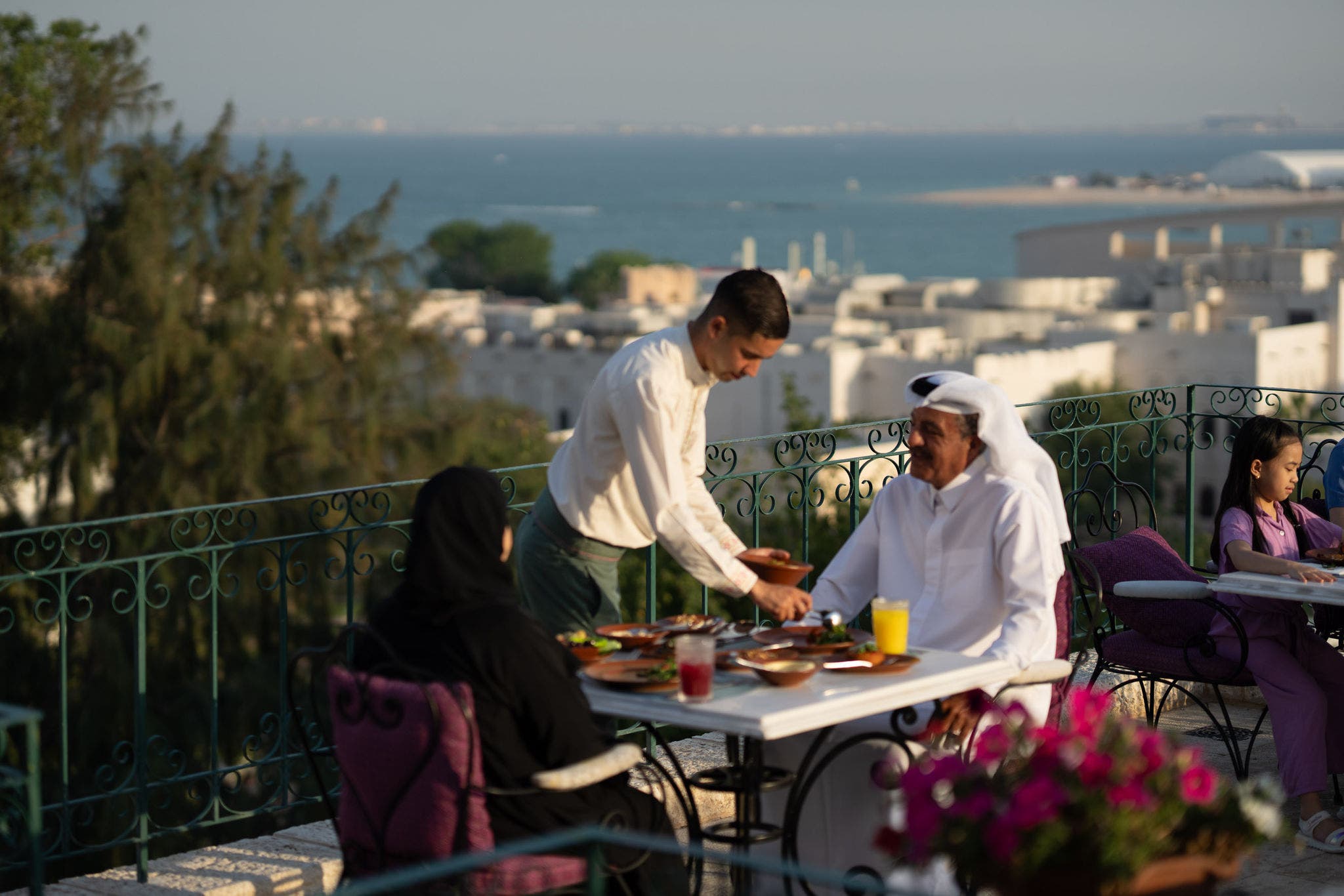 Dining with a view