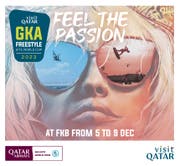 Besuchen Sie die GKA Freestyle Kite World Cup Finals Qatar 2023