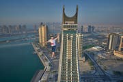 Récord mundial Red Bull Slackline