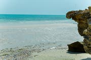 Qatar Fuwairit beach. Sealine in desert