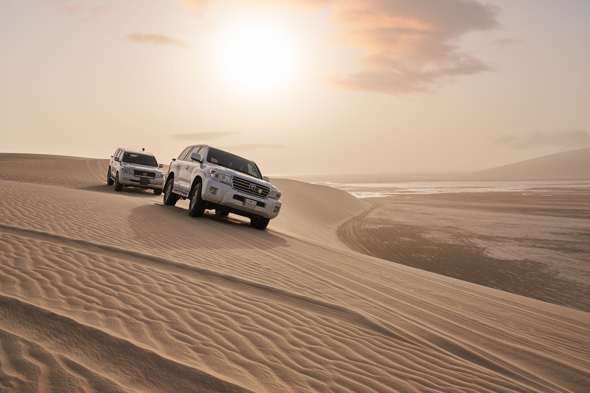 Safari dans le désert du Qatar