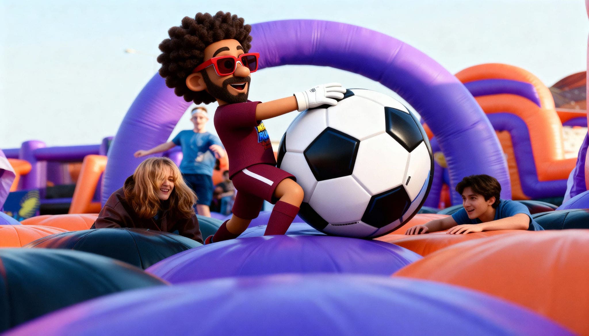 InflataRun Football Madness