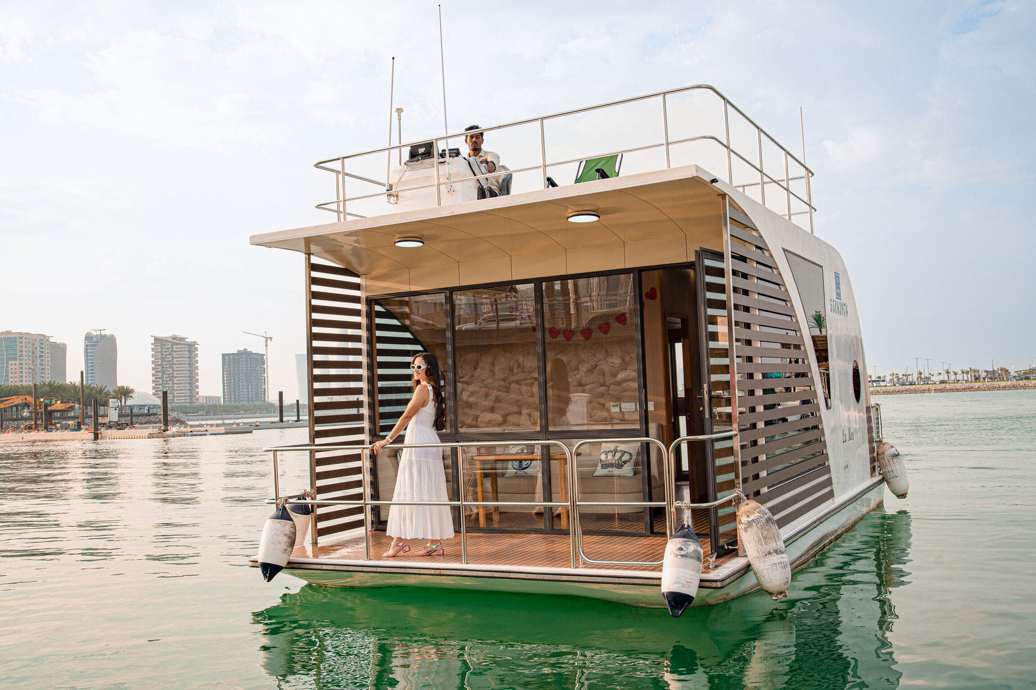 Houseboat Cruise Experience: Erkunden Sie Doha vom Meer aus