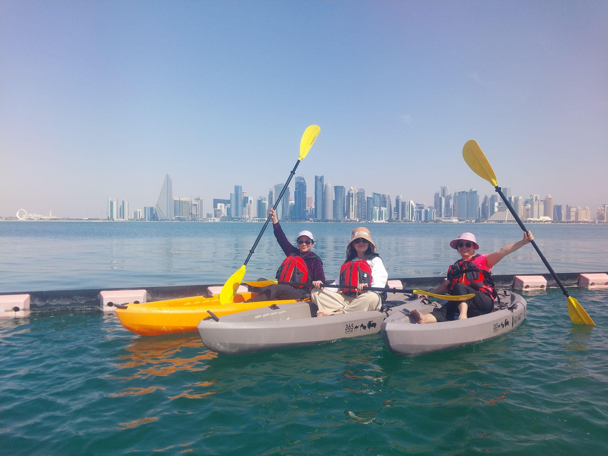 Kayaking at MIA Park Doha Views