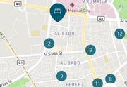 استكشف قطر باستخدام الخريطة