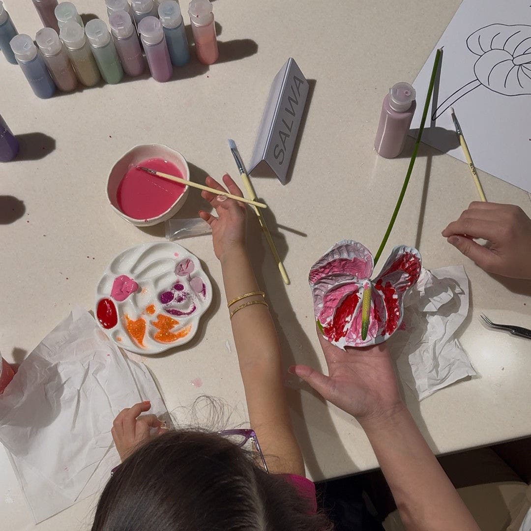 Kid's Workshop: Tiny Heart Leaf Art