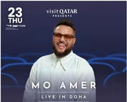 Mo Amer en directo en Doha