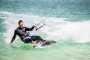 Kitesurfing