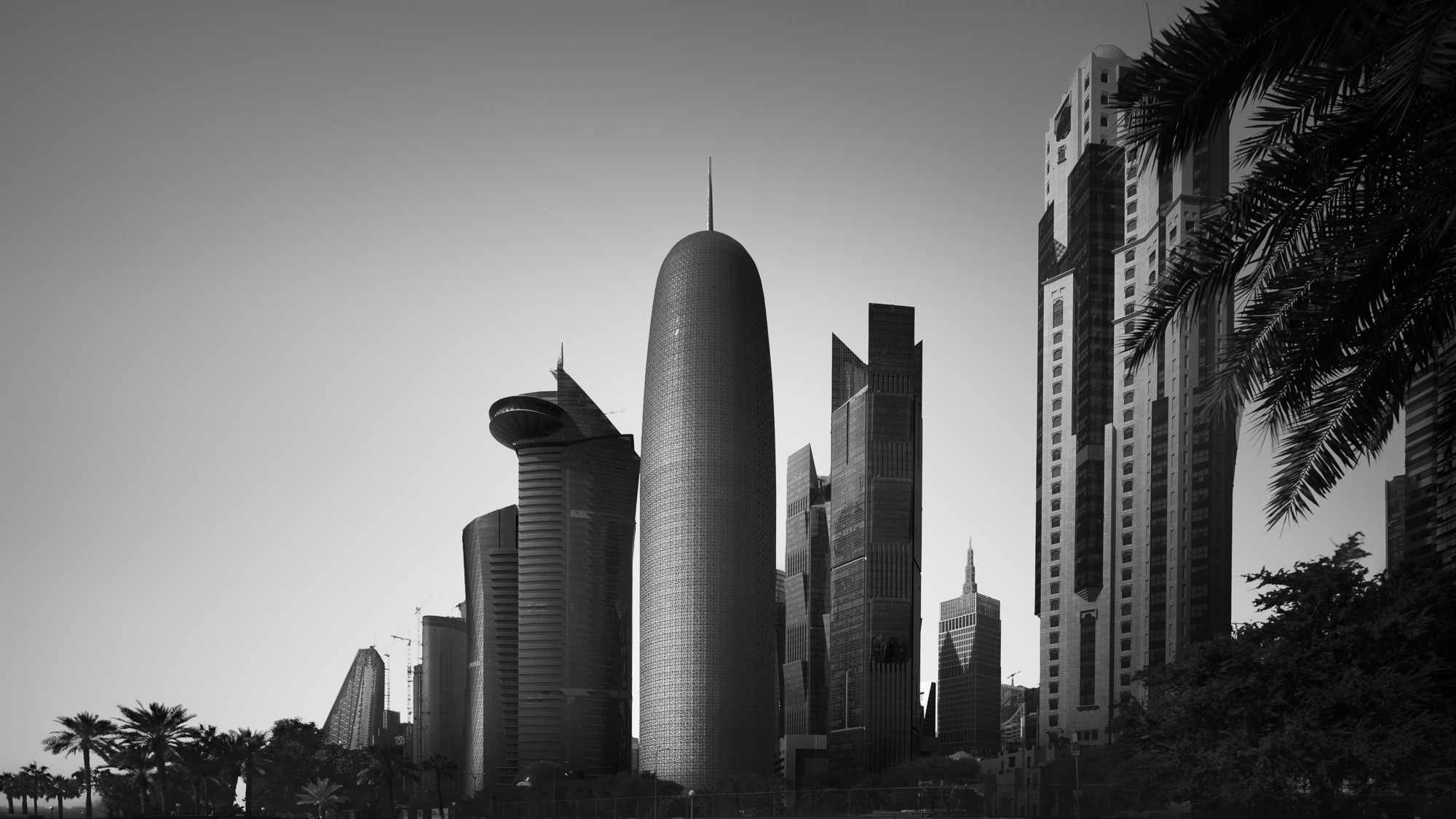 Doha Skyline with Burj Doha Tower